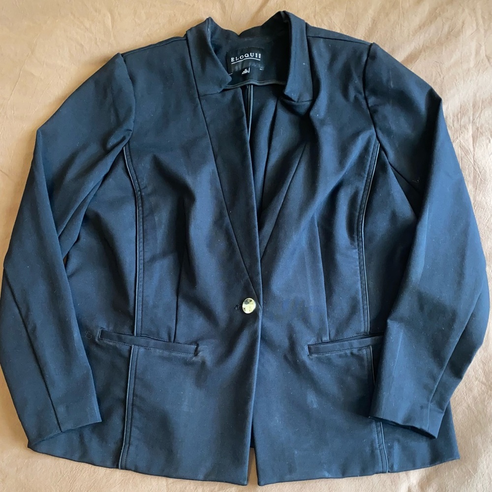 Eloquii Women's Black Jacket